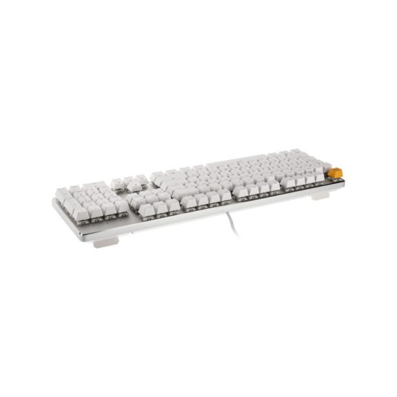 Billentyűzet Glorious GMMK Full Size White Ice Edition - Gateron-Brown, US, Fehér