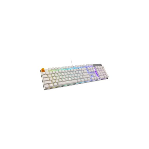 Billentyűzet Glorious GMMK Full Size White Ice Edition - Gateron-Brown, US, Fehér