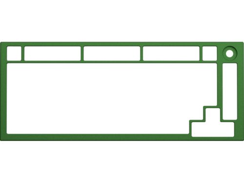 Billentyűzet kiegészítő Glorious GMMK Pro 75% burkolat Zöld