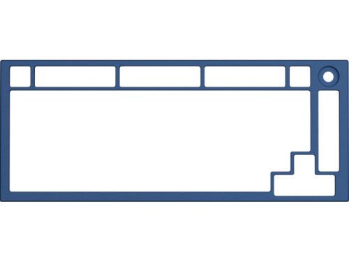 Billentyűzet kiegészítő Glorious GMMK Pro 75% burkolat Navy Kék