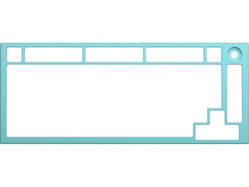 Billentyűzet kiegészítő Glorious GMMK Pro 75% burkolat Kék