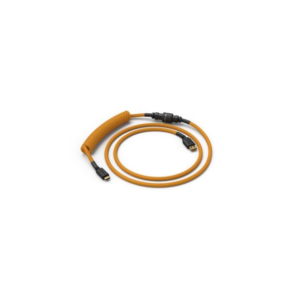Billentyűzet kiegészítő Glorious Coiled Cable Glorious Gold USB-C Spirálkábel Aran