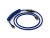 Billentyűzet kiegészítő Glorious Coiled Cable Cobalt USB-C Spirálkábel Kék