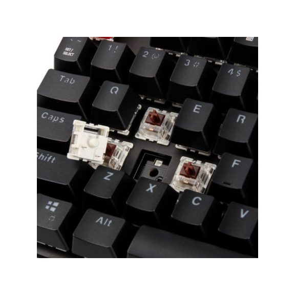 Billentyűzet Glorious GMMK TKL Tastatur - Gateron Brown, US, Fekete
