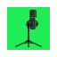 Mikrofon Streamplify MIC RGB Tripod kardioid kondenzátor USB Fekete