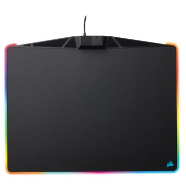   Corsair MM800 RGB POLARIS gaming egérpad, 350x260x5mm, 15 zónás RGB, mikroszövetszerű felület, fekete