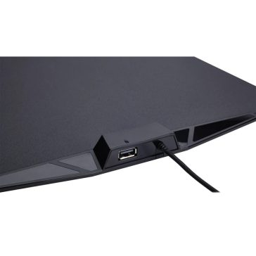   Corsair MM800 RGB POLARIS gaming egérpad, 350x260x5mm, 15 zónás RGB, mikroszövetszerű felület, fekete