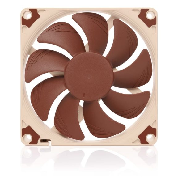 Noctua NF-A9x14 PWM slim ventilátor, 9 cm, csendes működés, PWM vezérlés, barna - NF-A9X14-PWM