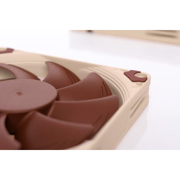 Noctua NF-A9x14 PWM slim ventilátor, 9 cm, csendes működés, PWM vezérlés, barna - NF-A9X14-PWM