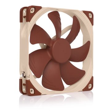  Noctua NF-A14 ULN csendes ventilátor, 14 cm, alacsony fordulatszám, radiátor kompatibilis, barna - NF-A14-ULN
