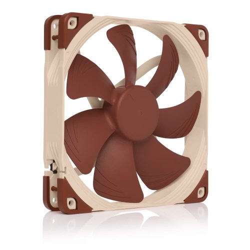 Noctua NF-A14 ULN csendes ventilátor, 14 cm, alacsony fordulatszám, radiátor kompatibilis, barna - NF-A14-ULN