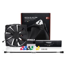 Ventilátor Noctua NF-A20 PWM chromax.black.swap 20cm