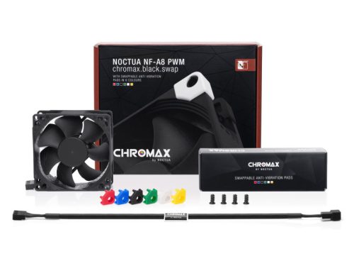 Ventilátor Noctua NF-A8 PWM chromax.black.swap 8cm