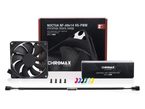 Ventilátor Noctua NF-A9x14 HS-PWM chromax.black.swap 14mm 9cm