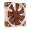 Noctua NF-F12 PWM nyomásoptimalizált ventilátor, 12 cm, Focused Flow keret, PWM vezérlés, barna - NF-F12-PWM