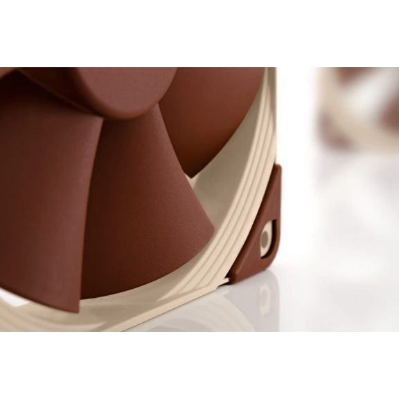 Noctua NF-F12 PWM nyomásoptimalizált ventilátor, 12 cm, Focused Flow keret, PWM vezérlés, barna - NF-F12-PWM