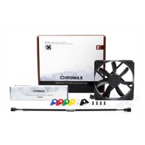 Ventilátor Noctua NF-S12A PWM chromax.black.swap 12cm