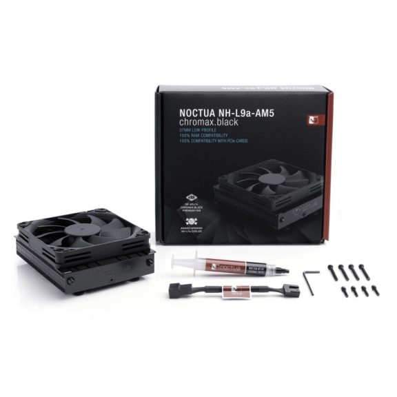Processzor hűtő Noctua NH-L9A-AM5 9cm AMD AM5 Chromax Black