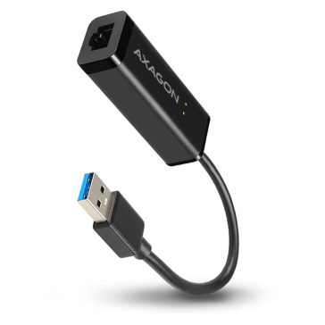   Axagon ADE-SR USB-A Gigabit Ethernet adapter, 1000Mbps, kompakt, fekete