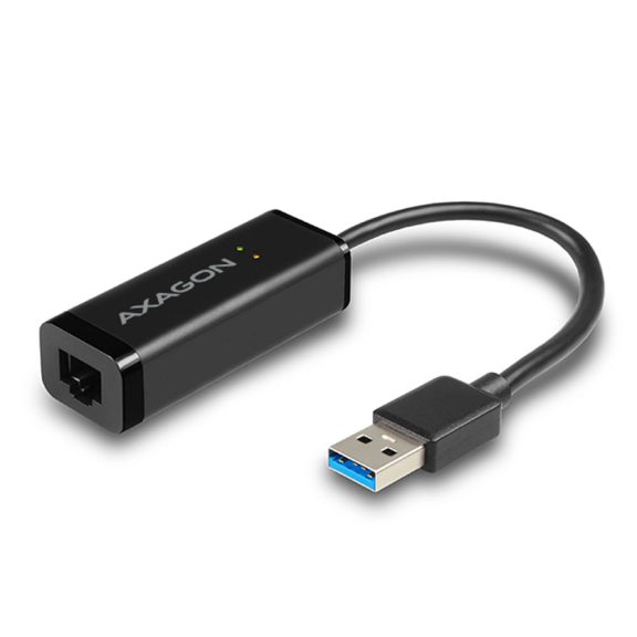 Axagon ADE-SR USB-A Gigabit Ethernet adapter, 1000Mbps, kompakt, fekete