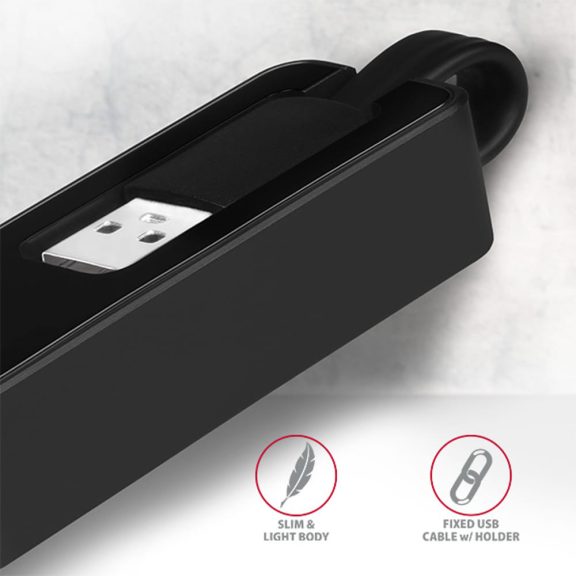Axagon ADE-XR USB-A Ethernet adapter, 100Mbps, kompakt , fekete