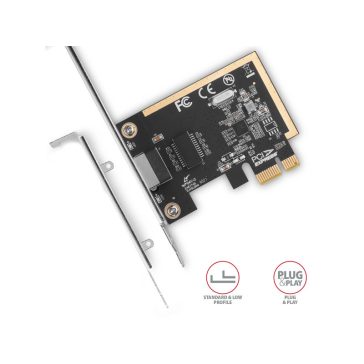   Ethernet Adapter AXAGON PCEE-GRF PCI-Express Gigabit Ethernet Realtek 8111F + LP