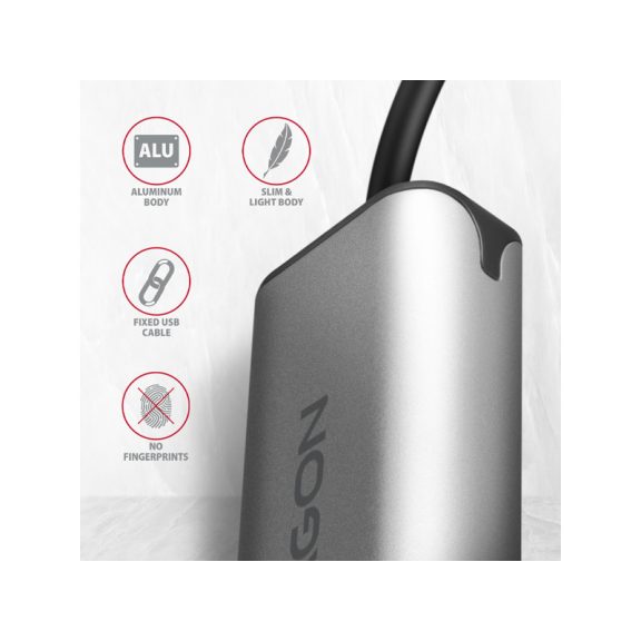 Ethernet Adapter AXAGON ADE-25RC USB 3.2 USB Typ-C > RJ45