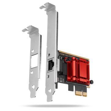   Axagon PCEE-G25 PCIe hálózati kártya, 2.5 Gigabit Ethernet, Realtek RTL8125B