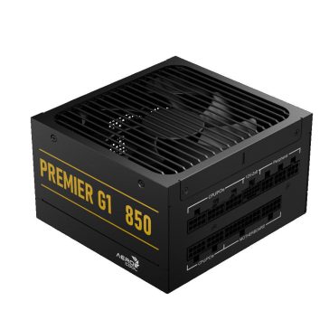   AeroCool Premier G1 tápegység, 850W, 80 Plus Gold, teljesen moduláris, ATX 3.1, dobozos, fekete