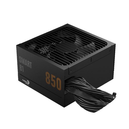 Aerocool SMART B1 tápegység, 850W, 80 Plus Bronze, ATX 3.1, dobozos, fekete