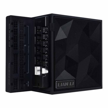   Lian Li EDGE GOLD EG1200 1200W ATX3.1 tápegység + USB hub, teljesen moduláris, 80 Plus Gold, fekete