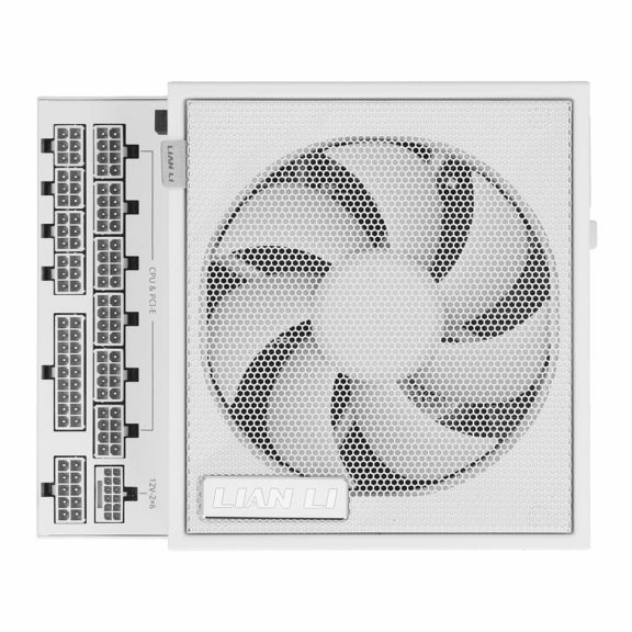 Lian Li EDGE GOLD EG1200 1200W ATX3.1 tápegység + USB hub, teljesen moduláris, 80 Plus Gold, fehér