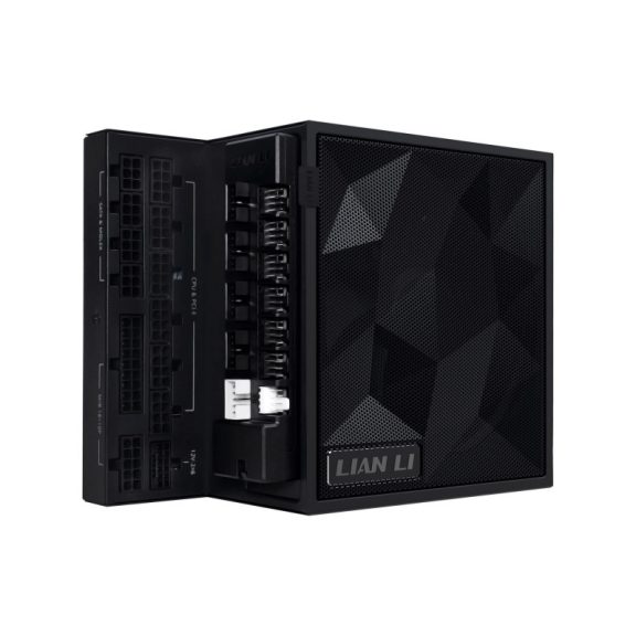 Tápegység Lian Li EDGE EG1000 80 PLUS Gold, + USB HUB, PCIe 5.1, ATX 3.1 - 1000 Watt, fekete