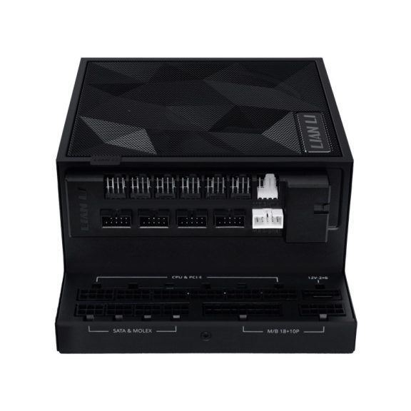 Tápegység Lian Li EDGE EG1000 80 PLUS Gold, + USB HUB, PCIe 5.1, ATX 3.1 - 1000 Watt, fekete