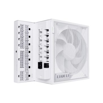   Tápegység Lian Li EDGE EG1000 80 PLUS Gold, + USB HUB, PCIe 5.1, ATX 3.1 - 1000 watt, fehér