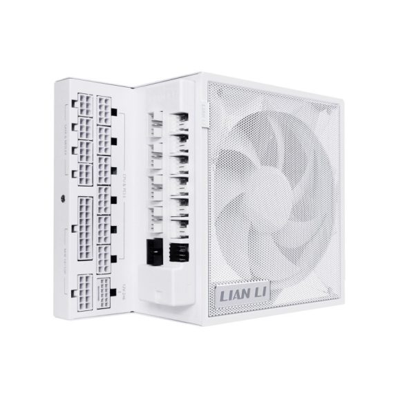Tápegység Lian Li EDGE EG1000 80 PLUS Gold, + USB HUB, PCIe 5.1, ATX 3.1 - 1000 watt, fehér