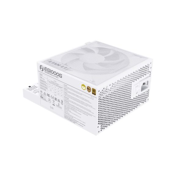 Tápegység Lian Li EDGE EG1000 80 PLUS Gold, + USB HUB, PCIe 5.1, ATX 3.1 - 1000 watt, fehér