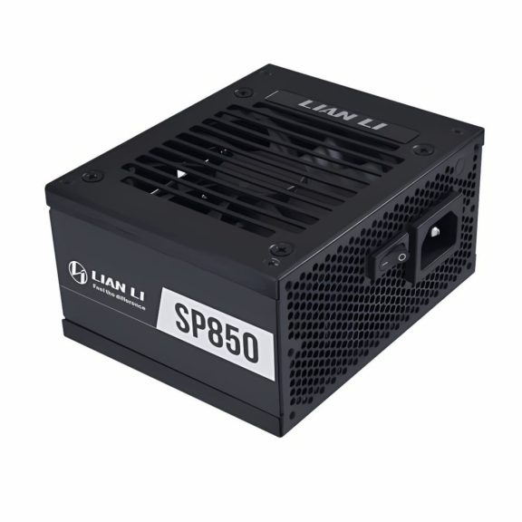 Lian Li SP850 V2 850W ATX 3.1 SFX tápegység, 80 Plus Gold, moduláris, fekete