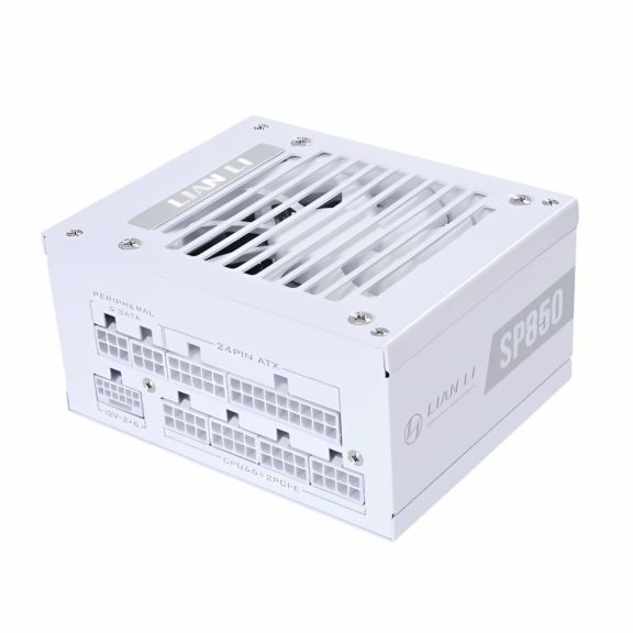 Lian Li SP850 V2 850W ATX 3.1 SFX tápegység, 80 Plus Gold, moduláris, fehér