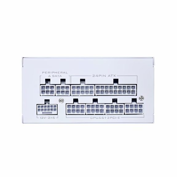 Lian Li SP850 V2 850W ATX 3.1 SFX tápegység, 80 Plus Gold, moduláris, fehér
