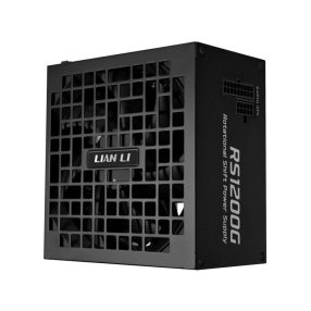   Lian Li RS, Rotational Shift Gold tápegység - 1200 Watt, beépített HUB, Fekete