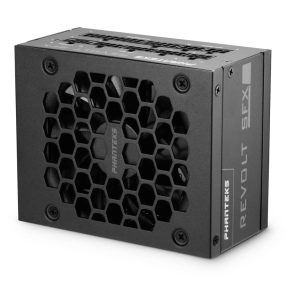   Phanteks Revolt SFX 850W moduláris tápegység, 80 Plus Platinum, 92mm ventilátor, dobozos, fekete