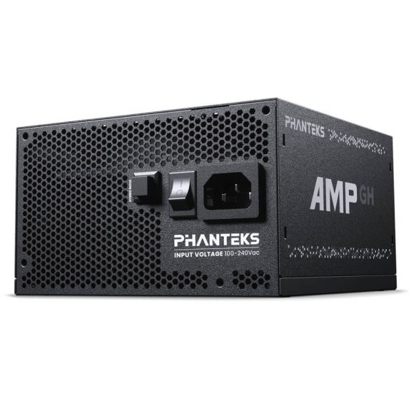 Phanteks AMP GH tápegység, 850W, 80 Plus Gold, teljesen moduláris, ATX 3.1, fekete