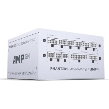   Phanteks AMP GH 850W ATX 3.1 tápegység, 80 Plus Gold, teljesen moduláris, fehér