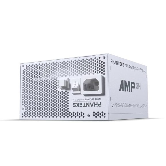 Phanteks AMP GH 850W ATX 3.1 tápegység, 80 Plus Gold, teljesen moduláris, fehér