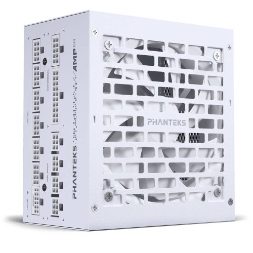 Phanteks AMP GH tápegység, 1000W, 80 Plus Platinum, teljesen moduláris, ATX 3.1, fehér
