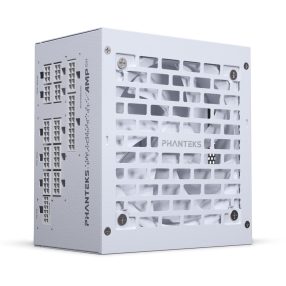   Phanteks AMP GH V2 1000W ATX 3.1 tápegység, 80 Plus Platinum, teljesen moduláris, fehér