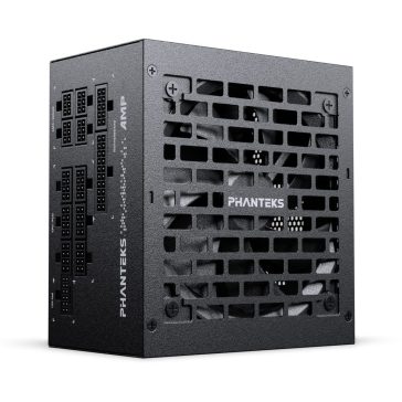    Phanteks AMP GH V2 1000W ATX 3.1 tápegység, 80 Plus Platinum, teljesen moduláris, fekete