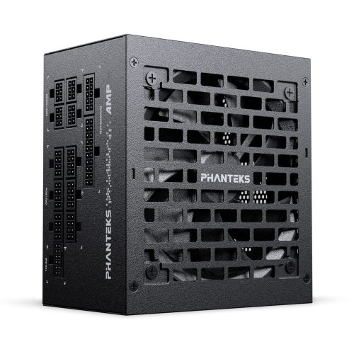 Phanteks AMP GH V2 1200W, 80 PLUS Platinum, ATX 3.1, teljesen moduláris tápegység 12V-2x6 GPU-kábellel.