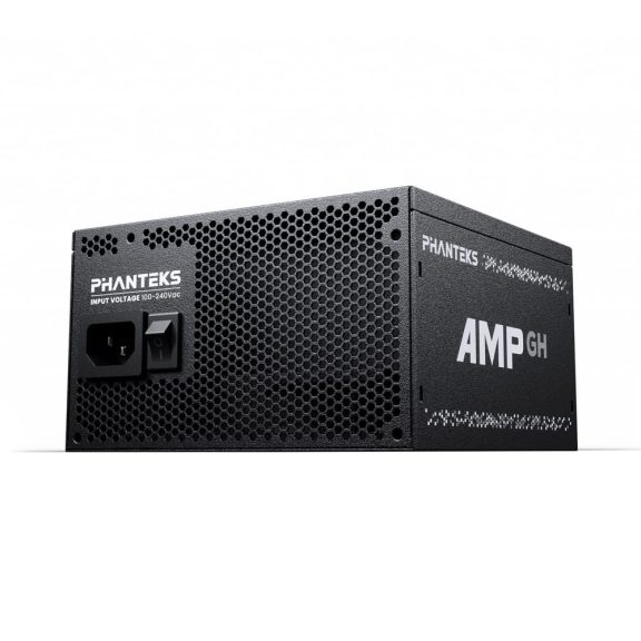 Phanteks AMP GH V2 1200W, 80 PLUS Platinum, ATX 3.1, teljesen moduláris tápegység 12V-2x6 GPU-kábellel.